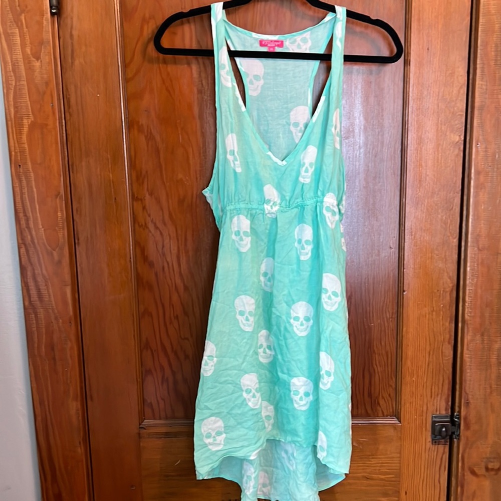 PJ Salvage Skull Beach Swim Coverup Dress